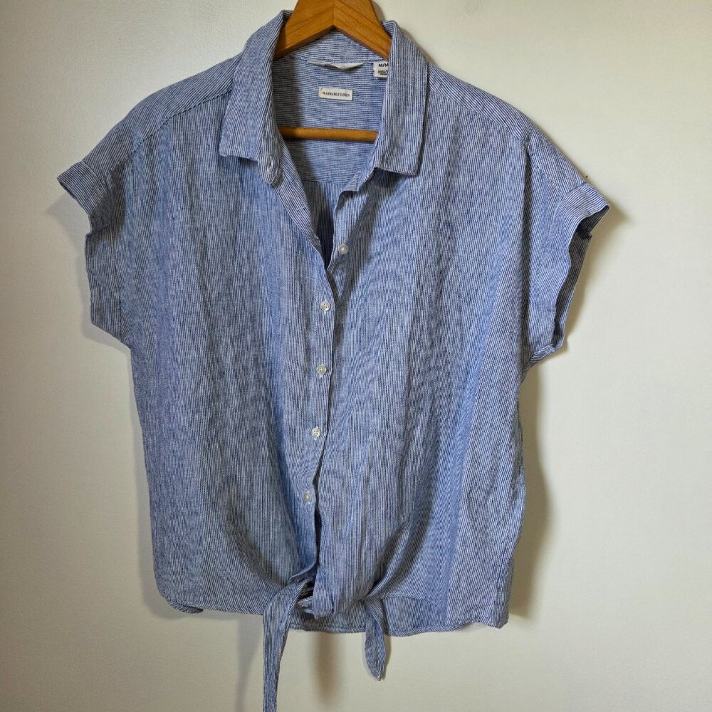 Weatherproof Blue Button Down Shirt